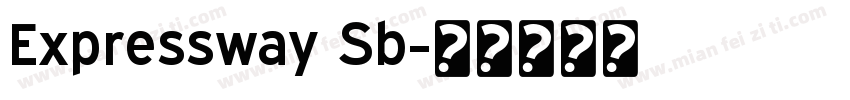 Expressway Sb字体转换